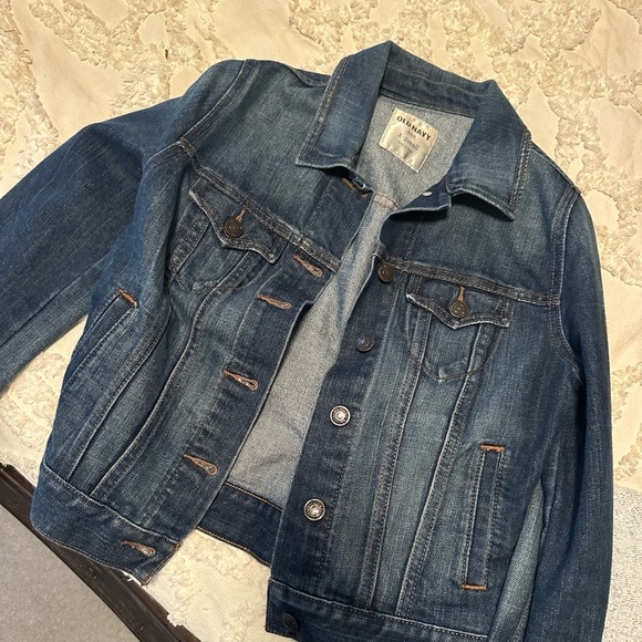 Old Navy Denim Jean Jacket Size Extra Small - Picture 1 of 2